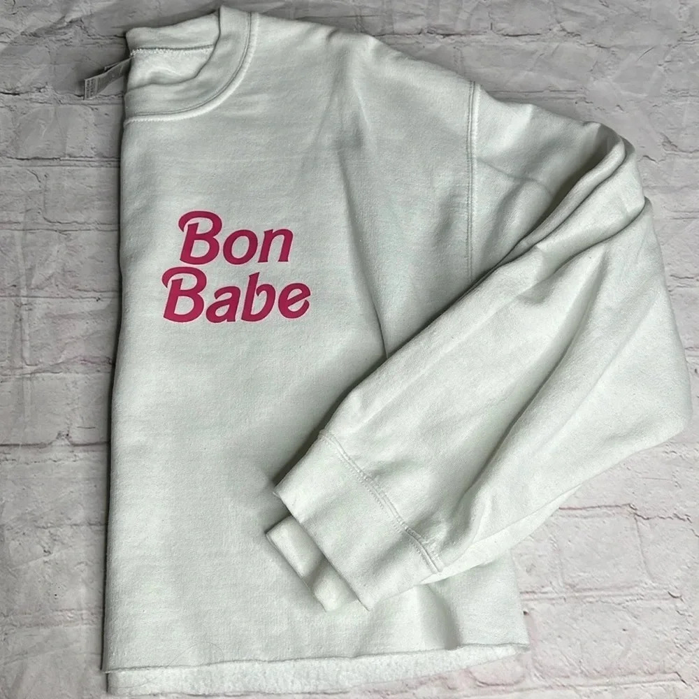 Arbonne women’s Bon Babe Cropped hoodie size M EUC